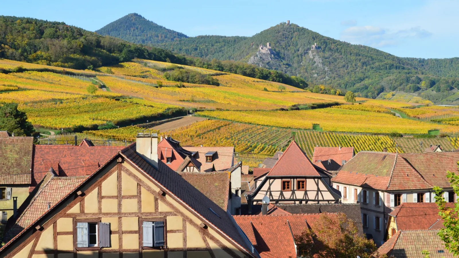 Village alsacien à colombages